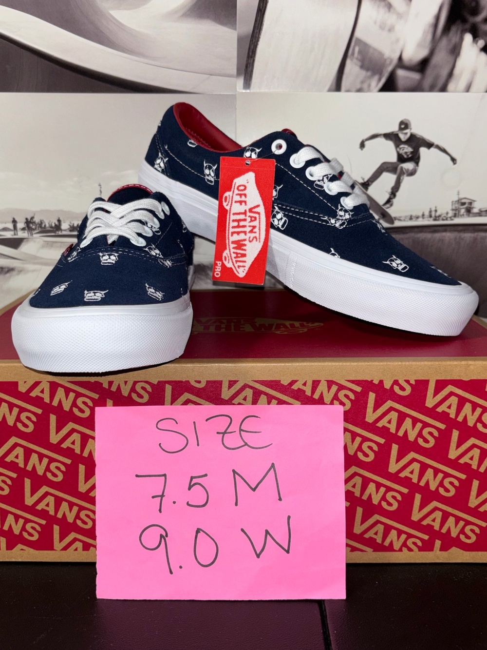 Vans Era Pro Kader sz 7.5 Men’s 9.0 Woman